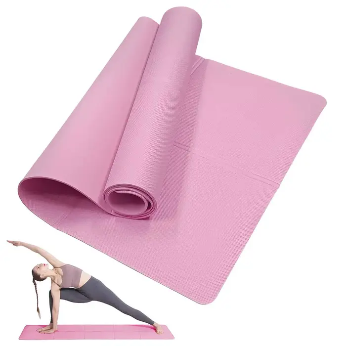 Tapis de Yoga pliable rose, écologique, EVA, pour voyage, Fitness, exercice, épaisseur 3/4/6mm, pour