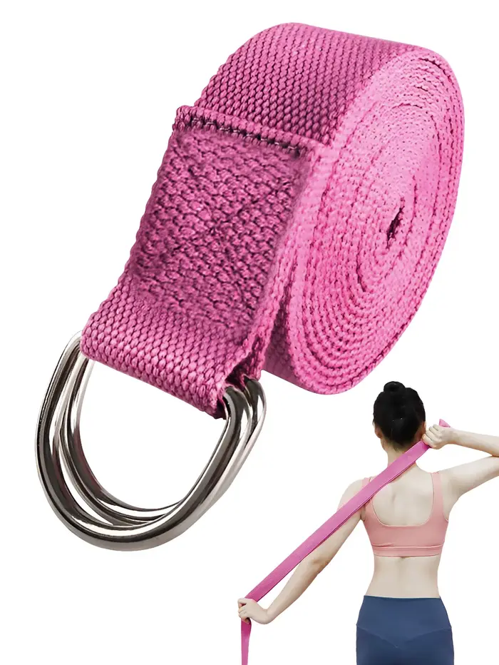 Sangle de Yoga/Stretching avec fermeture supplémentaire sécurisée