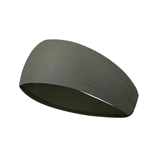 Bandeaux de sport couleur unie élastique antidérapant séchage rapide entraînement Fitness Yoga unisexe bandeau