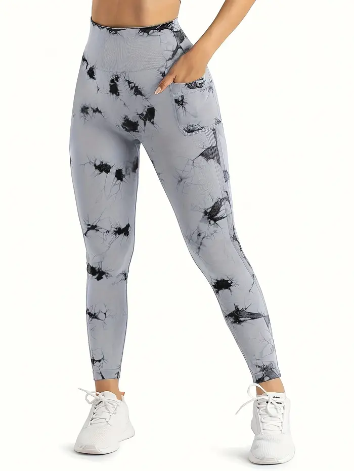 Leggings d'entraînement taille haute sans couture pour femmes, pantalons athlétiques de yoga avec po