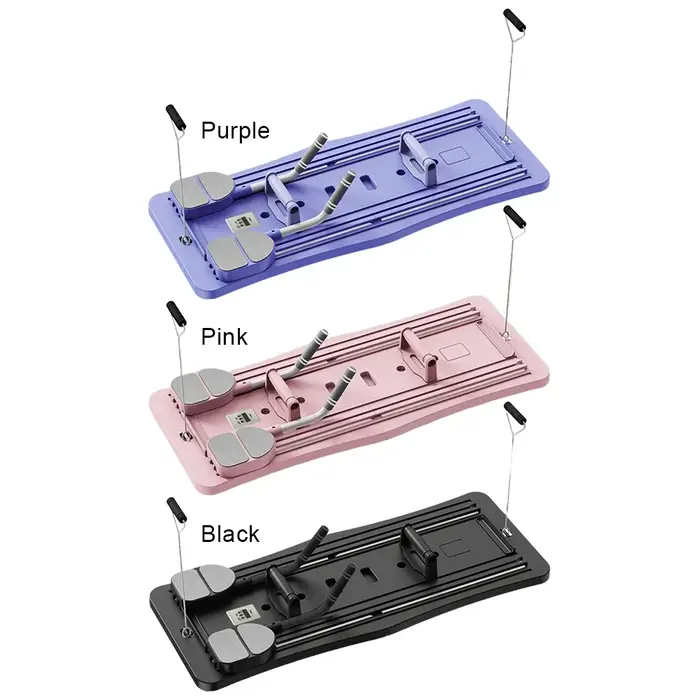 Ensemble de planche de Pilates pliable multi-usage, équipement de Pilates, rouleau abdominal pour exercices abdominaux à domicile