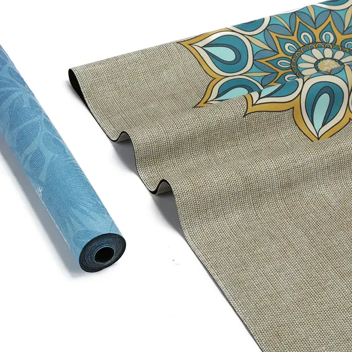 Tapis de yoga pliable biologique Surface de chanvre