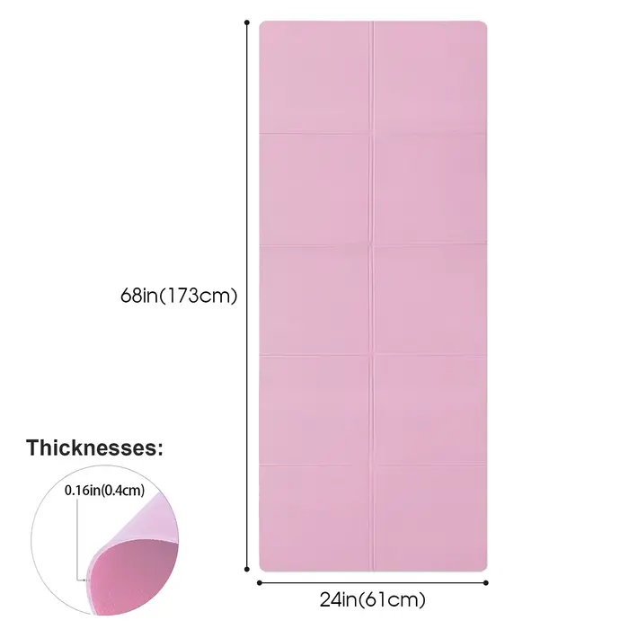 Tapis De Yoga EVA De 4 MM D'Épaisseur Couverture