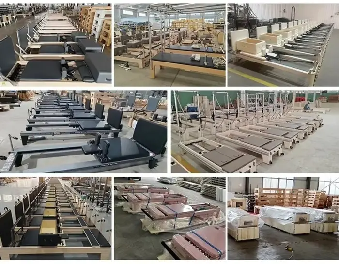 Prix d'usine, Reformer Pilates en bois de haute qualité pour la maison et le studio de fitness