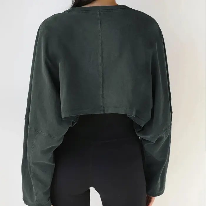 Femmes sport haut court T-Shirts vêtements