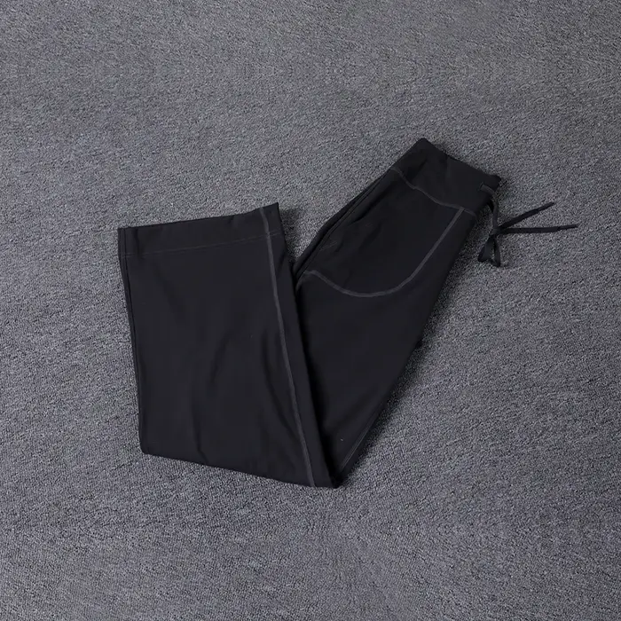Pantalon de Yoga ample taille haute pour femmes, haute qualité, jambes droites, respectueux de la pe