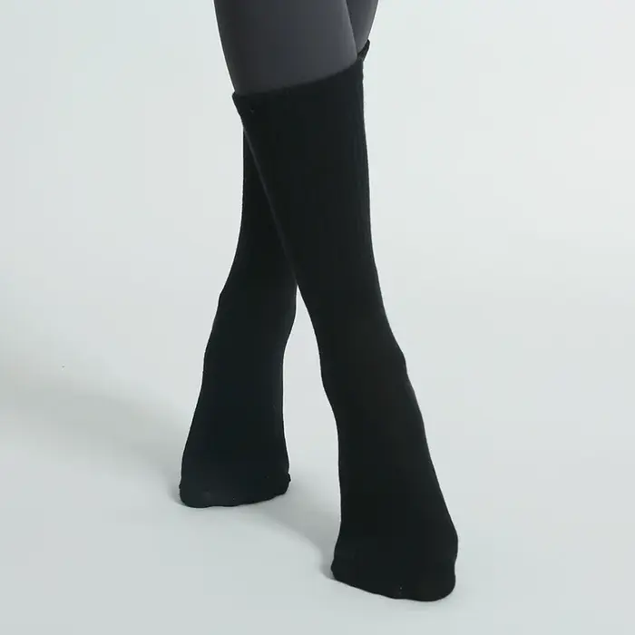 Chaussettes de Yoga professionnelles pour femmes, en coton, mi-tube, antidérapantes, en Silicone, po
