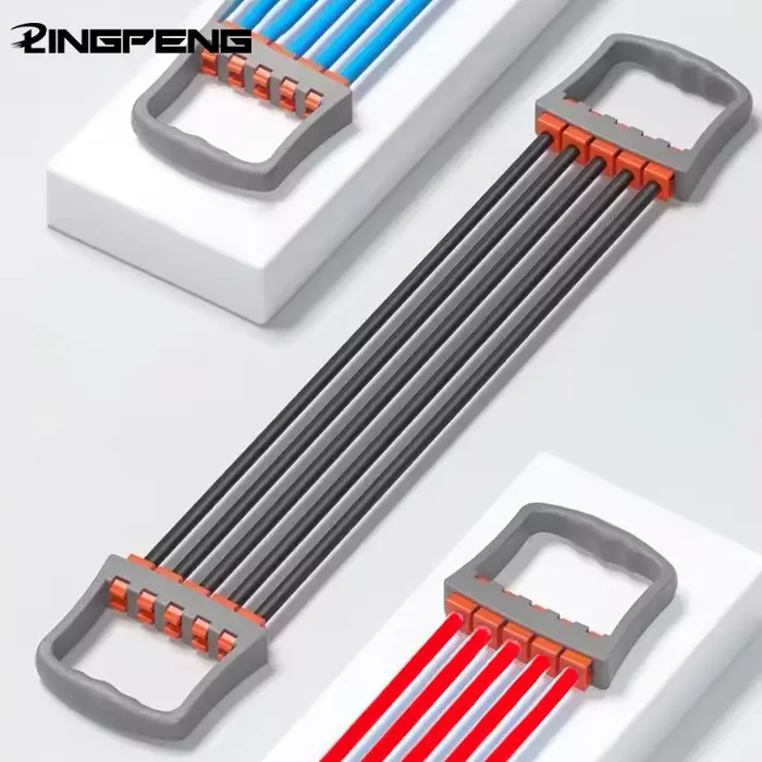 Ensemble d'entraînement complet du corps – Extenseur de poitrine avec 5 bandes de résistance amovibles pour Pilates