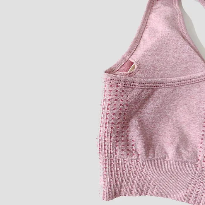 Soutien-gorge de sport sans couture pour femmes, haut court de gymnastique, Fitness, course à pied, 