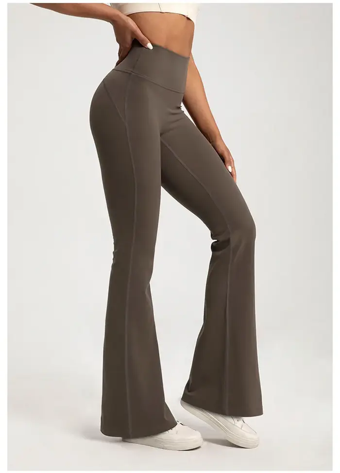 Pantalon de yoga taille haute nu pour femme