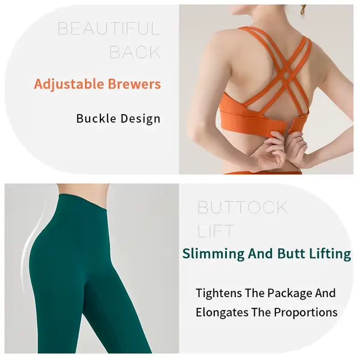 2 pièces vêtements de Yoga survêtement pour femmes vêtements de sport Pilates Fitness costume gymnas