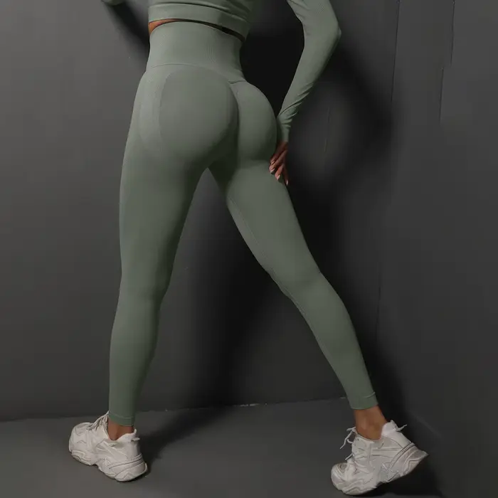 Leggings de Yoga taille haute pour femmes, Leggings de Sport Push Up sans couture, Fitness, course à