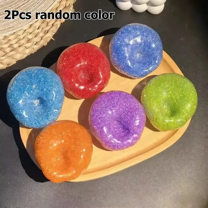 Balle anti-stress colorée et portable
