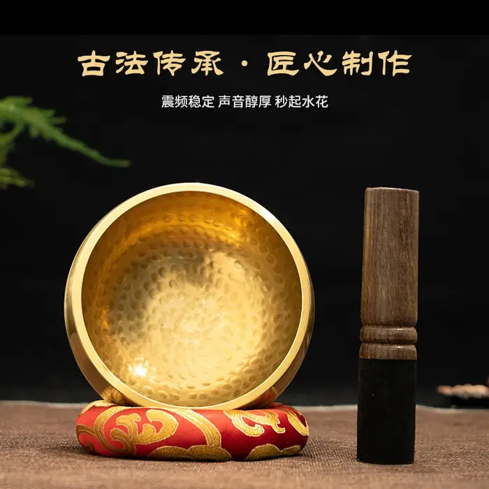 Bol sonore de bouddha fait à la main en népal