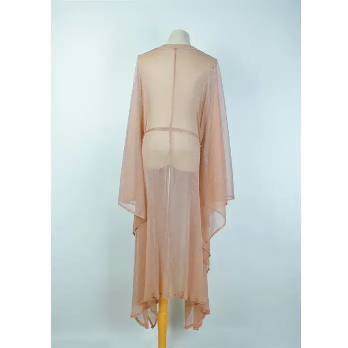 Femmes Transparent Maxi robes De Plage couvrir Robe longue maillots De Bain maillot