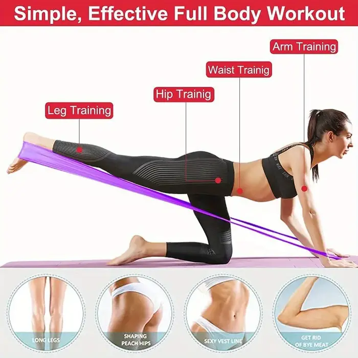 Bandes de résistance pour hommes et femmes, 1/3 pièces, sangles d'exercice élastiques avec boucles e