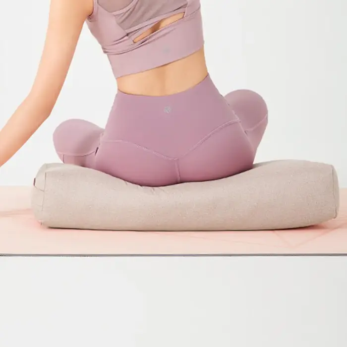 Traversin de Yoga Professionnel avec Poignée de Transport