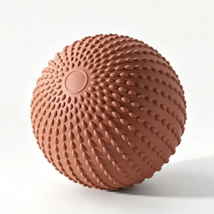 Ballon de massage à picots de 25 cm en PVC pour Pilates, ballon de yoga pour femmes, ballon d'exerci