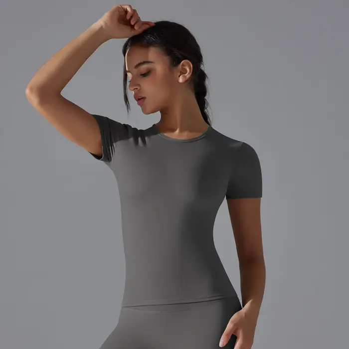 Gilet de Yoga, haut de Fitness, coupe-vent, combinaison de course, couleur unie, cyclisme, Fitness,