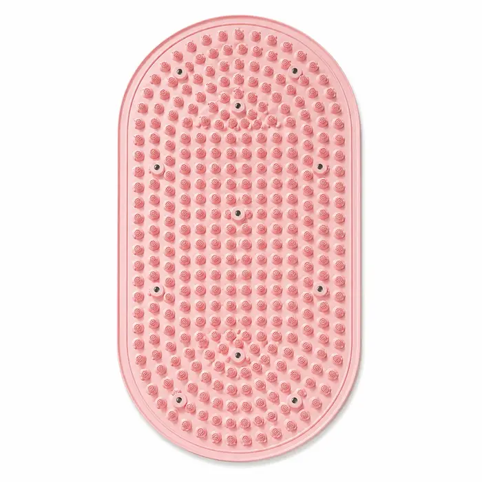 Tapis de massage des pieds en silicone 45x75cm, planche d'acupression antidérapante avec 11 points m