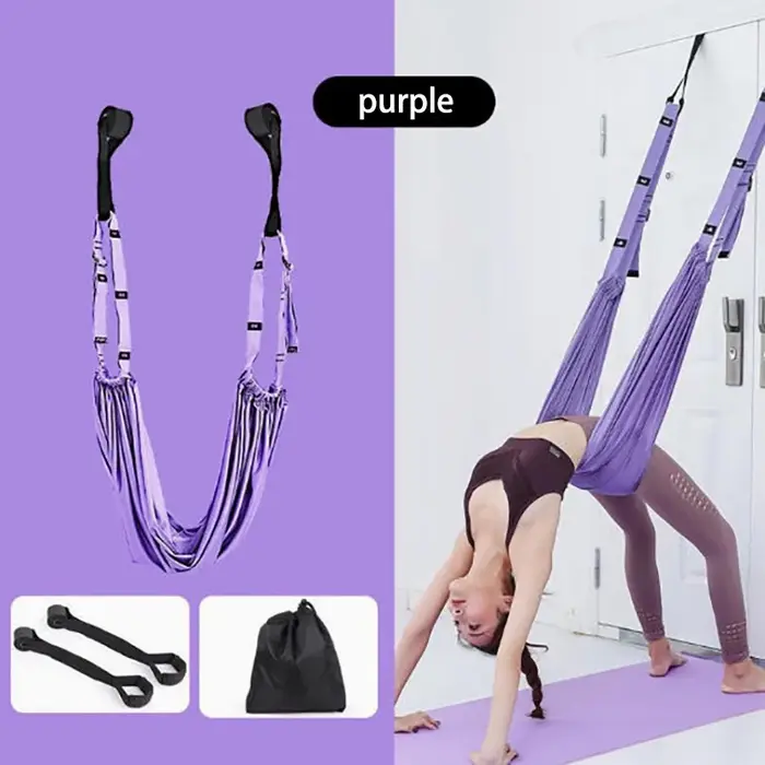 Hamac de yoga, Sangle de yoga à domicile, Équipement d'entraînement pour les équilibres sur les main