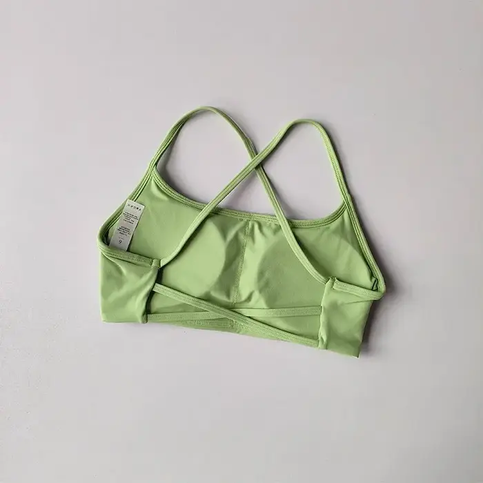 Soutien-gorge de Fitness de couleur unie pour femmes