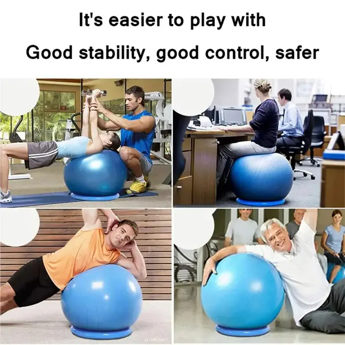 Base de balle de Yoga antidérapante