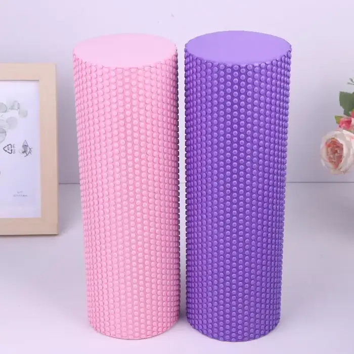 Nouveau rouleau de yoga rond en mousse EVA pour exercices de Pilates