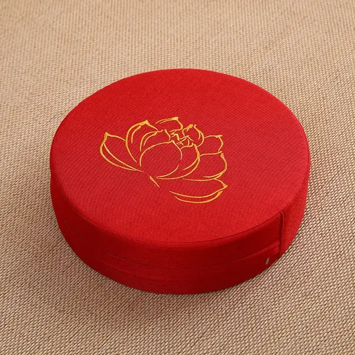 Coussin de méditation en lin 40x6CM