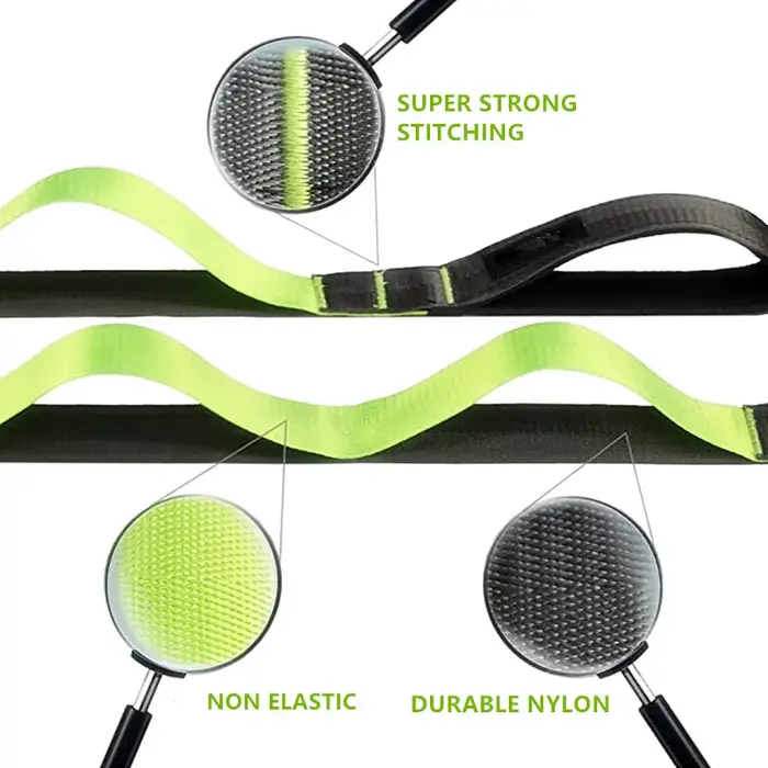 Sangles extensibles de Yoga 12 segments