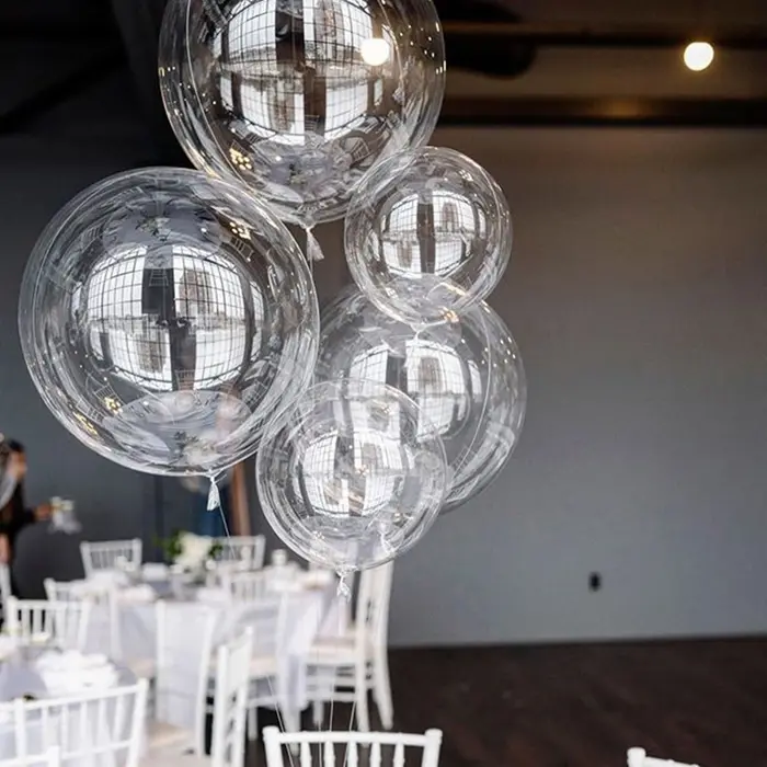 Ballons Bobo transparents 18/20/24/36 pouces