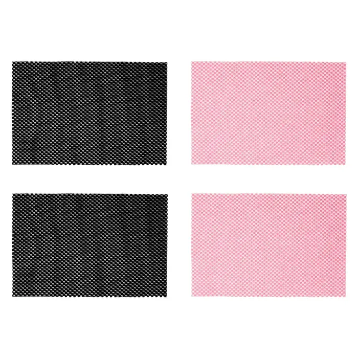 Lot de 4 tapis de Pilates Reformer respirants et antidérapants avec poignées, coussinets de préhensi
