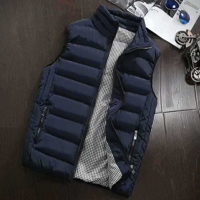 Marque vêtements coton rembourré grande taille hommes gilet