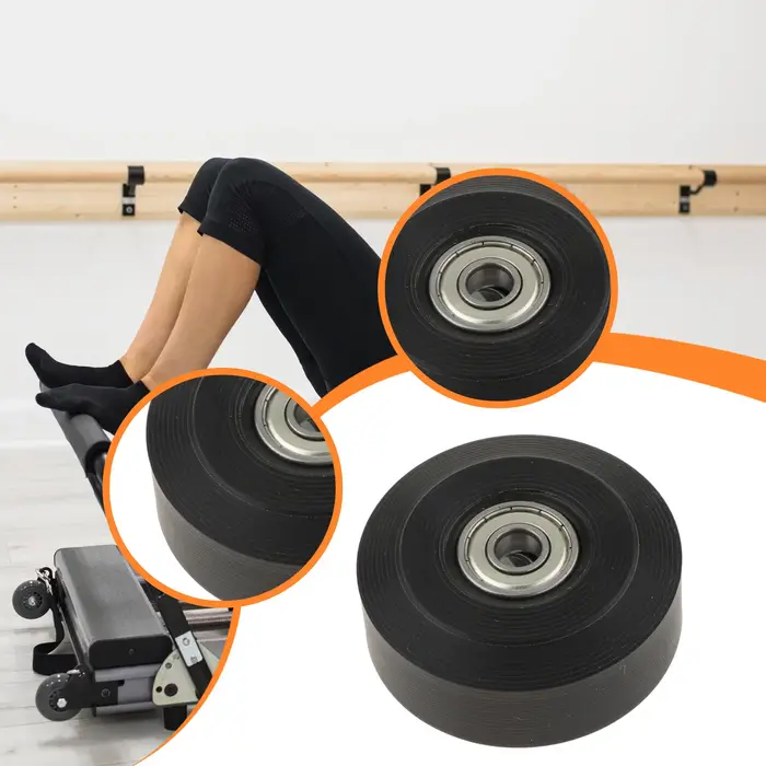 Roue de réformateur Pilates 48mm 58mm 70mm, Installation facile avec roulement, roue de lit Pilates, équipement de Fitness, accessoires, pièces de rechange