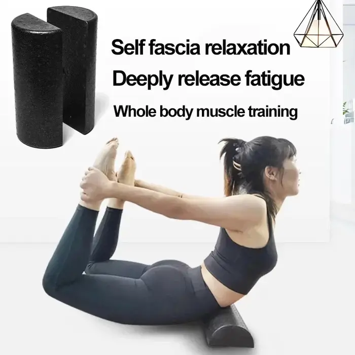 Nouveau rouleau de mousse EPP semi-circulaire pour yoga