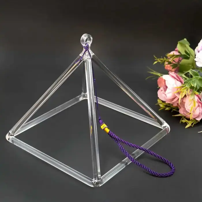 Bol chantant en cristal de quartz givré de Chakra de KVKA pour la guérison de yoga de méditation