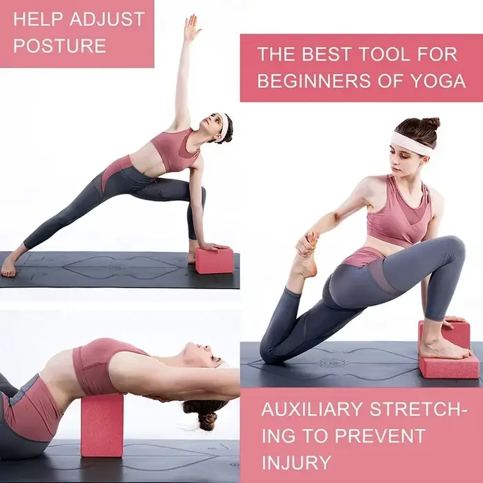 Briques de Yoga solides antidérapantes