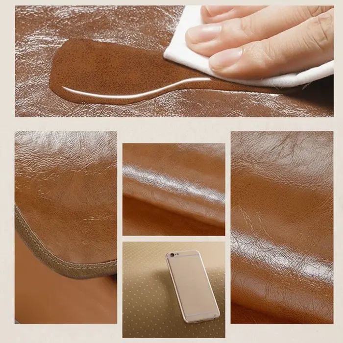 Coussin Zafu en cuir épais