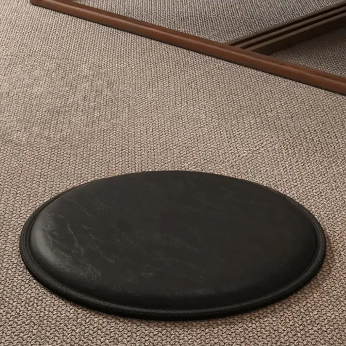Coussin Zafu en cuir épais antidérapant