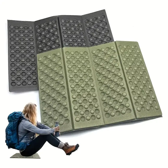 Tapis de massage nid d'abeille pour l'extérieur, coussin en forme d'œuf, tapis pliable XPE pour le c