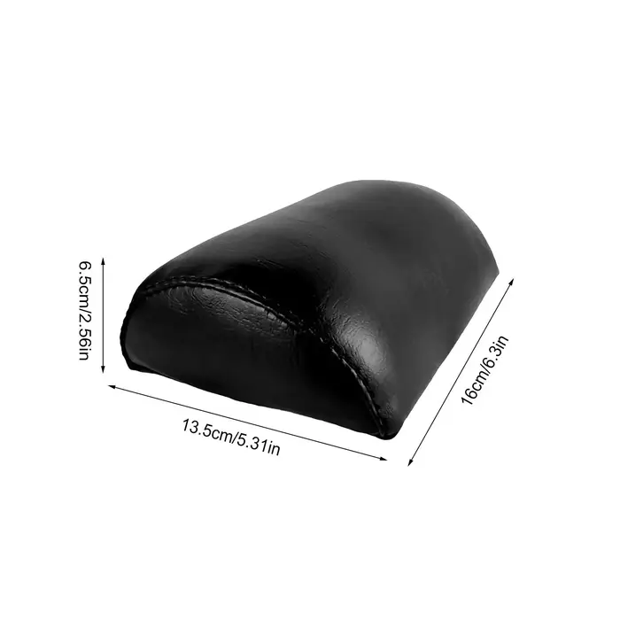 Coussin de Pilates Reformer en PU semi-circulaire, appui-tête, accessoires pour Reformer, pour la maison, la gym et l'entraînement de yoga