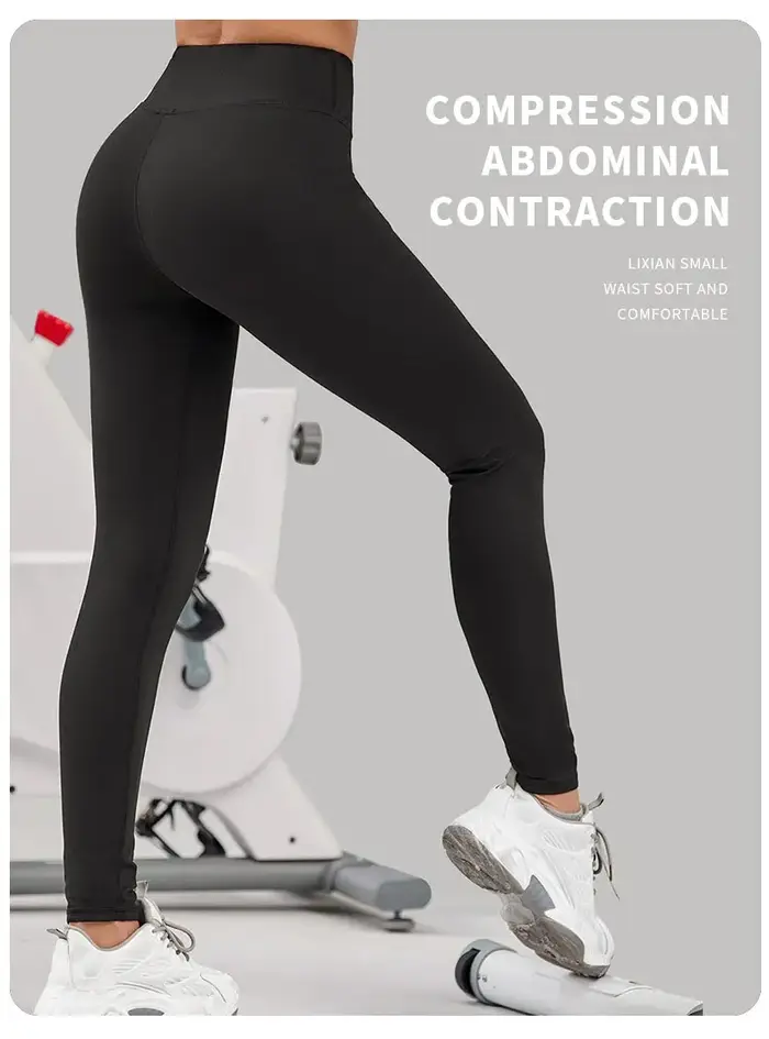 Femmes Sport Leggings Fitness Running Taille Haute Nu Sentiment Push Up Pantalon De Yoga Gym Fille C