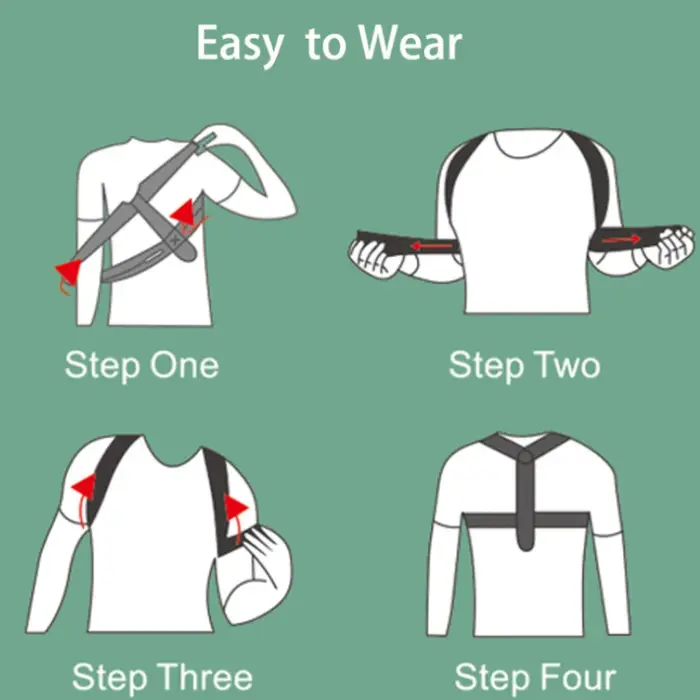 Ceinture de soutien de la clavicule et de la colonne vertébrale, soutien réglable de la posture init