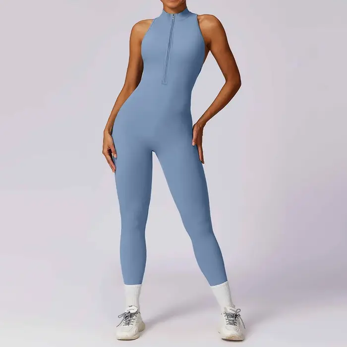 Salopette de sport dos en V pour femmes