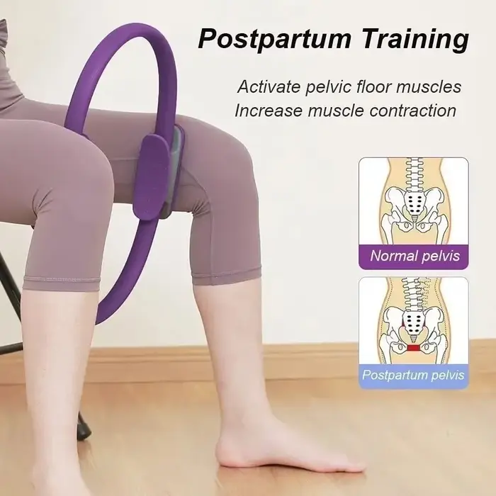 Anneau de Yoga et Pilates Multifonctionnel pour Exercices de Résistance et Fitness