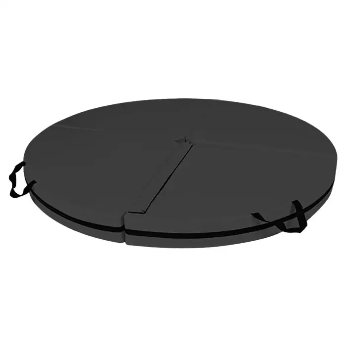 Tapis de danse sur poteau pliant, Protection du sol, coussin de sol rond, équipement d'entraînement