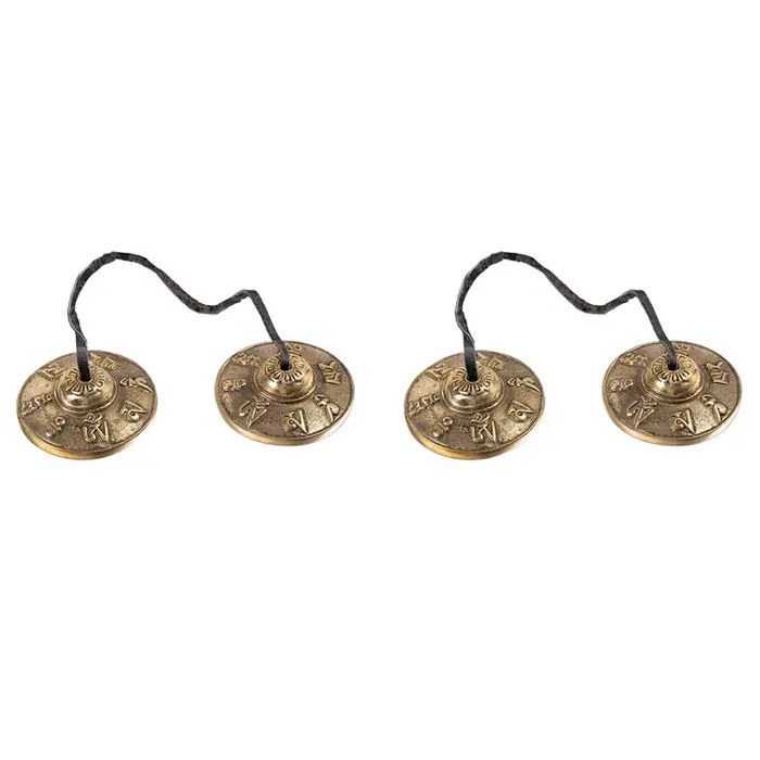 Cloches de méditation tibétaines Tingsha