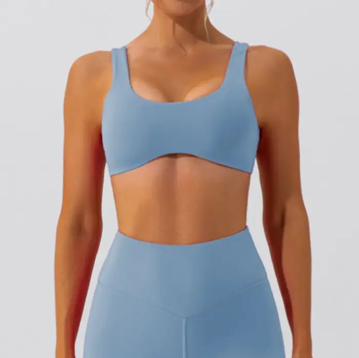 Soutien-gorge de Yoga avec ajustement serré, Absorption d'humidité, évacuation de la sueur, haute él