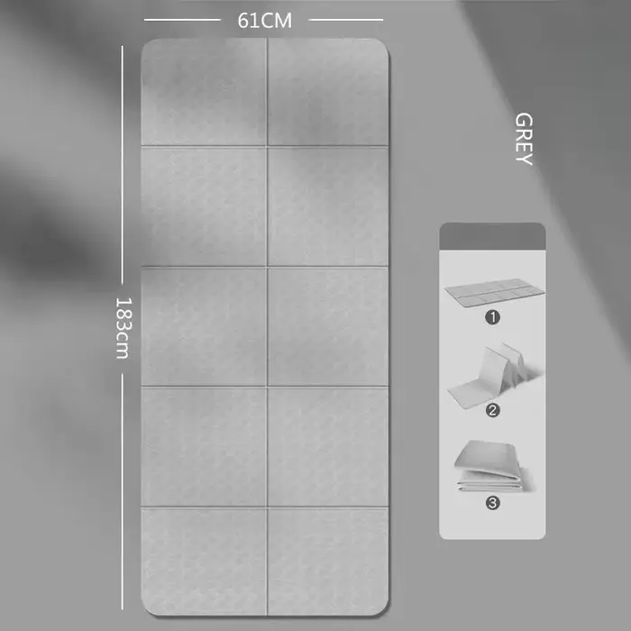 Tapis de Yoga pliable, Portable