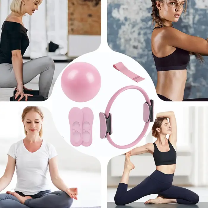 Ensemble de balles et d'anneaux de Pilates